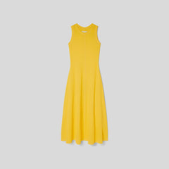 womens-organic-cotton-waffle-tank-dress-high-visibility-yellow | alt