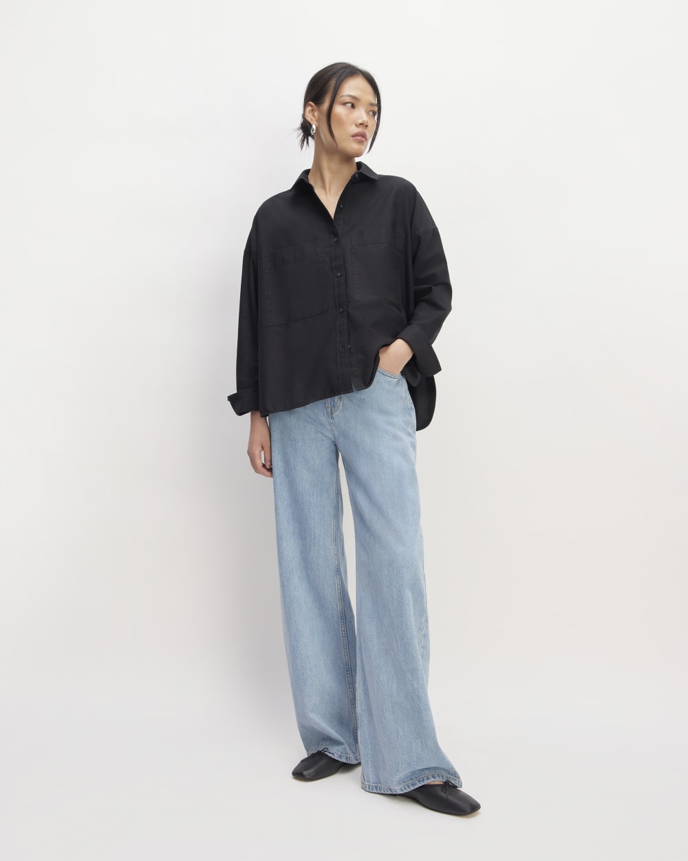 womens-boxy-oxford-black