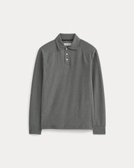 mens-startup-raglan-polo-black-chambray | alt
