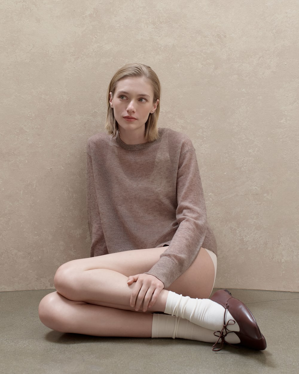 womens-air-alpaca-relaxed-crew-top-heathered-chocolate-chip | editorial
