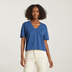 womens-organic-ctn-boxy-v-tee-deep-blue