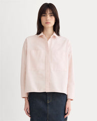 womens-boxy-oxford-rose-quartz-chambray | primary