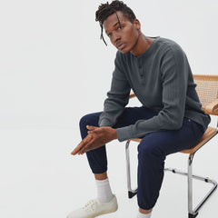 mens-waffle-henley-slate | primary