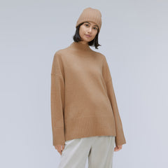 unisex-recashmere-beanie-light-camel