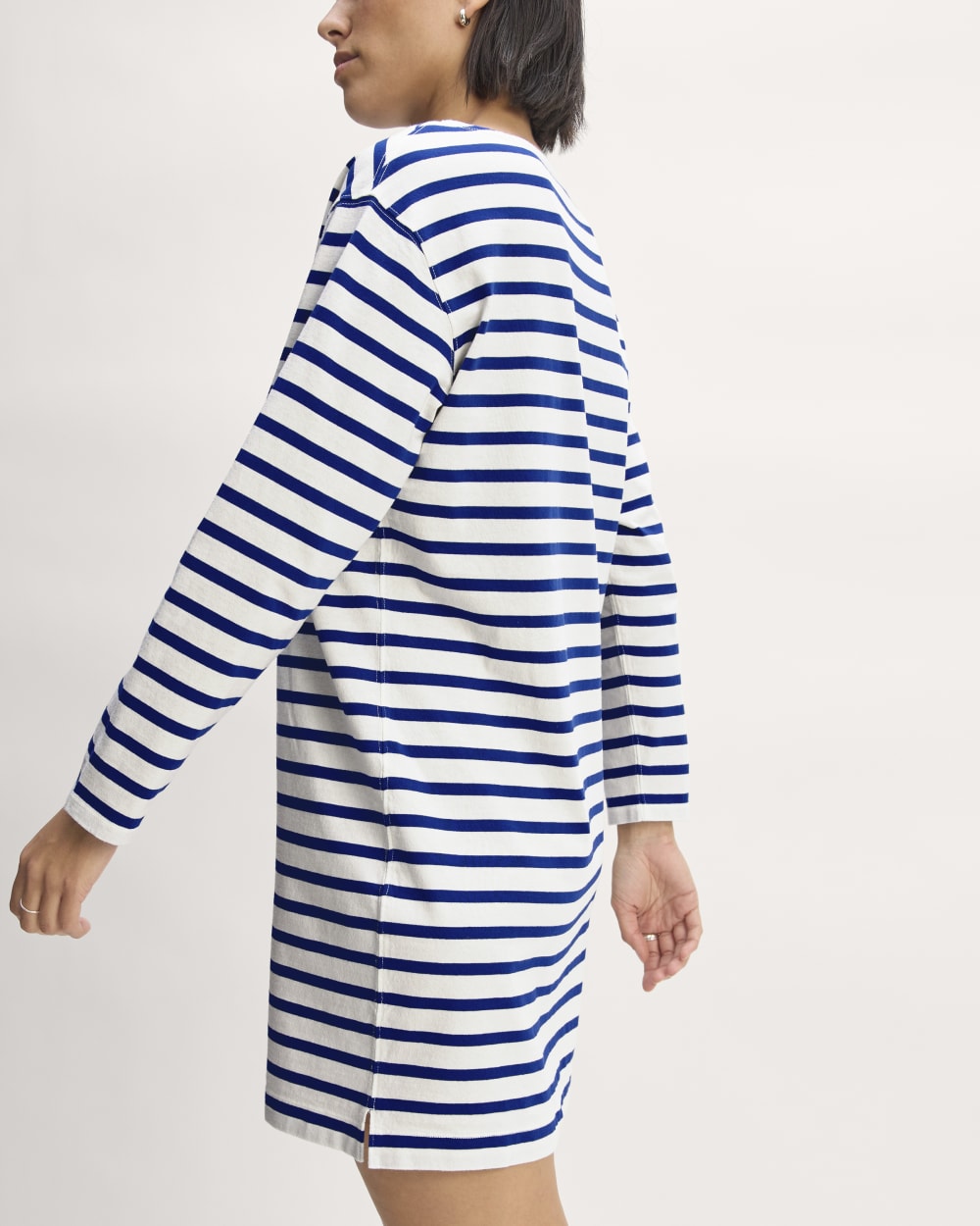 womens-organic-cotton-striped-tee-dress-bone-mazarine-blue