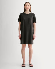 womens-organic-weekend-tee-dress-washed-black | primary