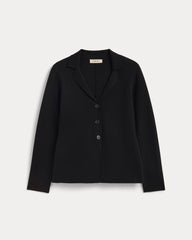 womens-knit-blazer-black | alt