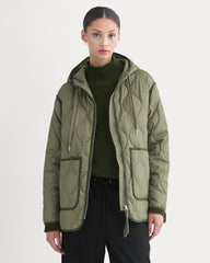 womens-renew-quilted-hooded-liner-lichen-green | primary