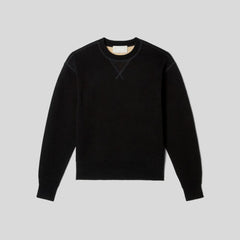womens-knitted-sweatshirt-black | alt