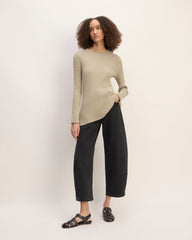 womens-cotton-rib-crew-trench-coat-khaki