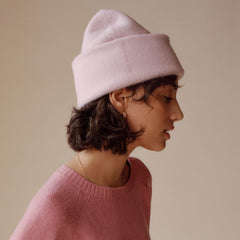 unisex-felted-merino-beanie-light-lilac | primary