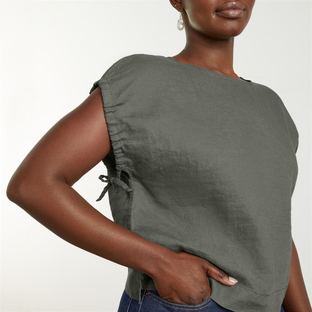 womens-drawstring-tunic-pewter-green