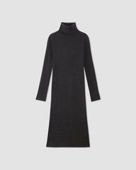 womens-cotton-merino-turtleneck-dress-heather-charcoal | alt