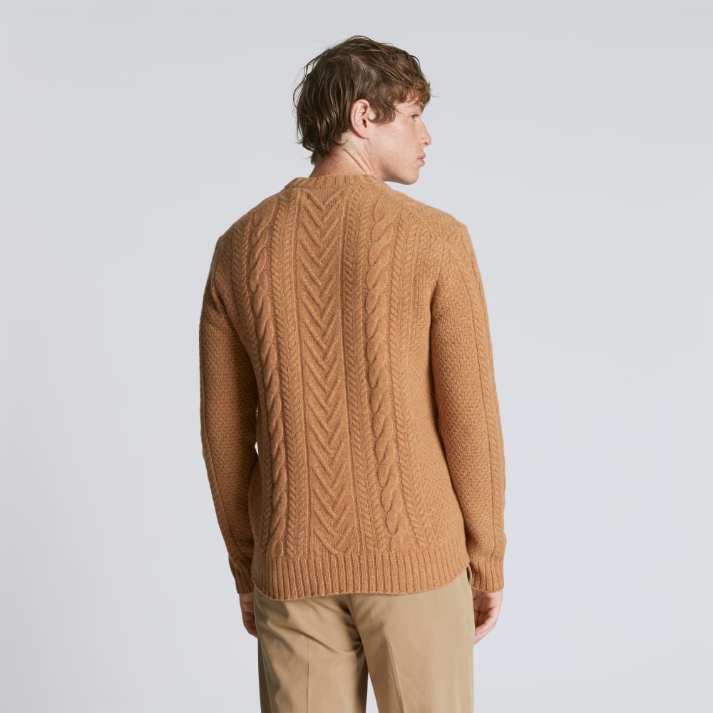 mens-felted-merino-cable-knit-crew-tobacco-brown