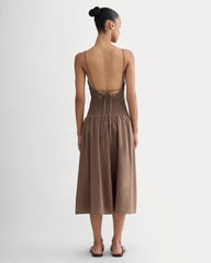 womens-gauze-open-back-dress-mocha
