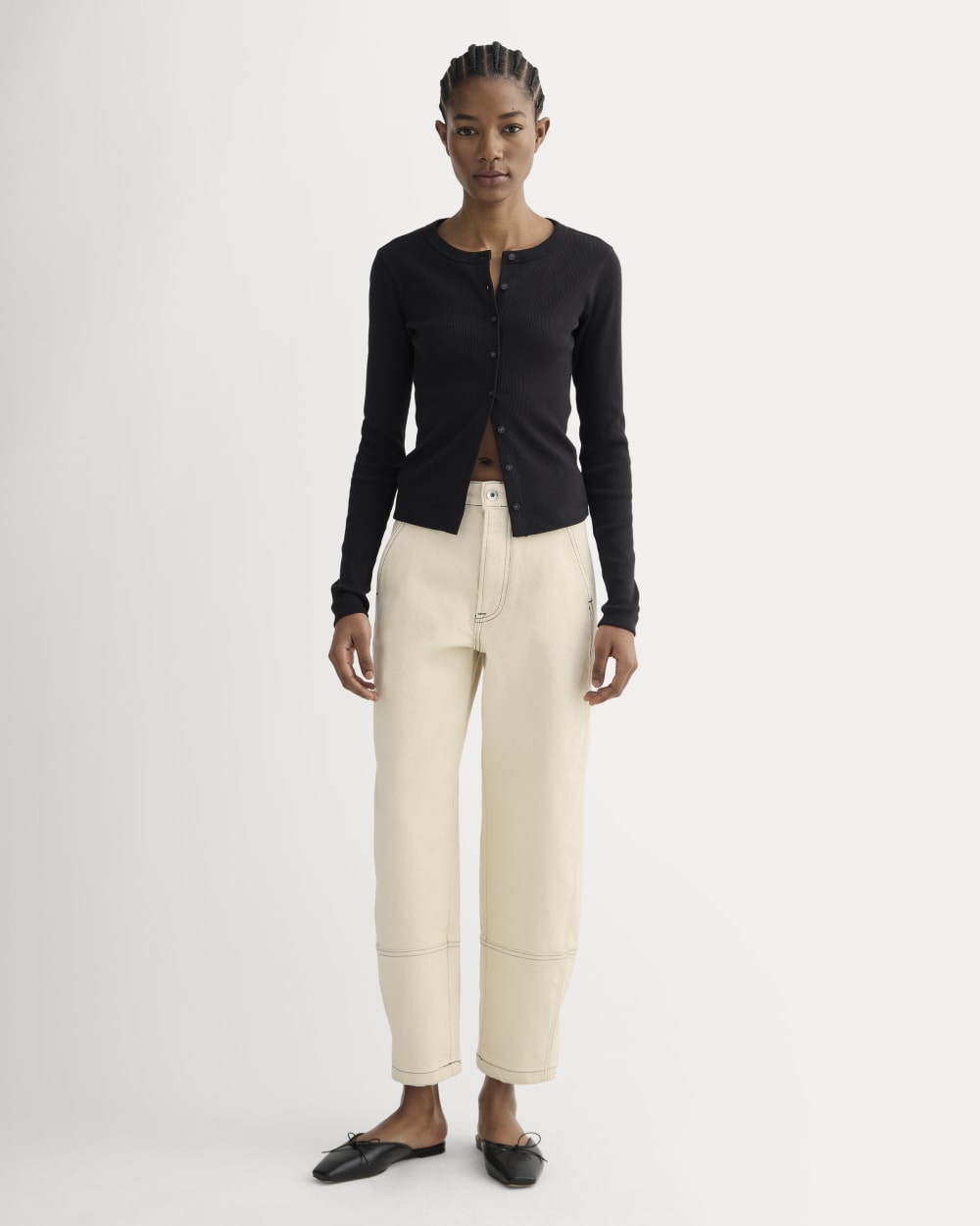 womens-utility-barrel-pant-denim-ecru | primary