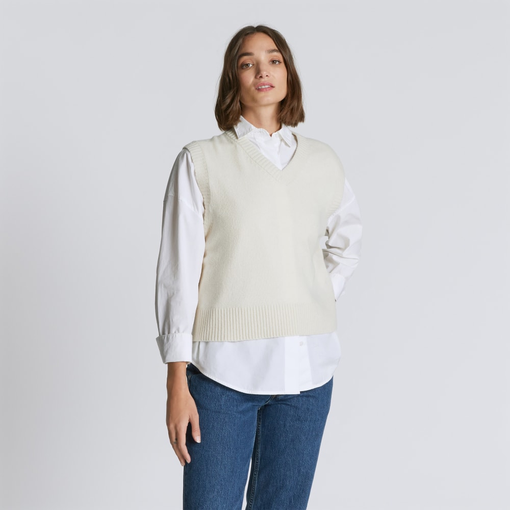 womens-recashmere-vest-bone-camel | primary