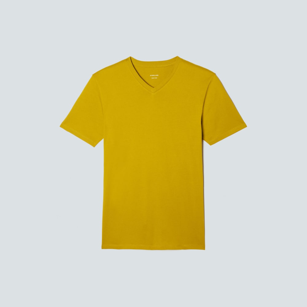 mens-organic-cotton-v-neck-tee-golden-palm