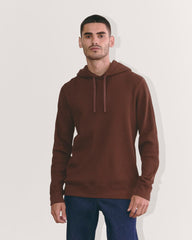 mens-waffle-hoodie-dark-mahogany | primary