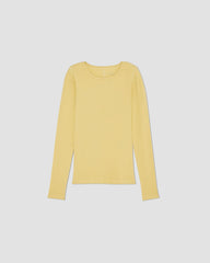 womens-supima-rib-long-sleeve-crew-raffia | alt