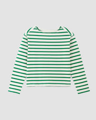 womens-modern-breton-tee-bone-grass-green | alt