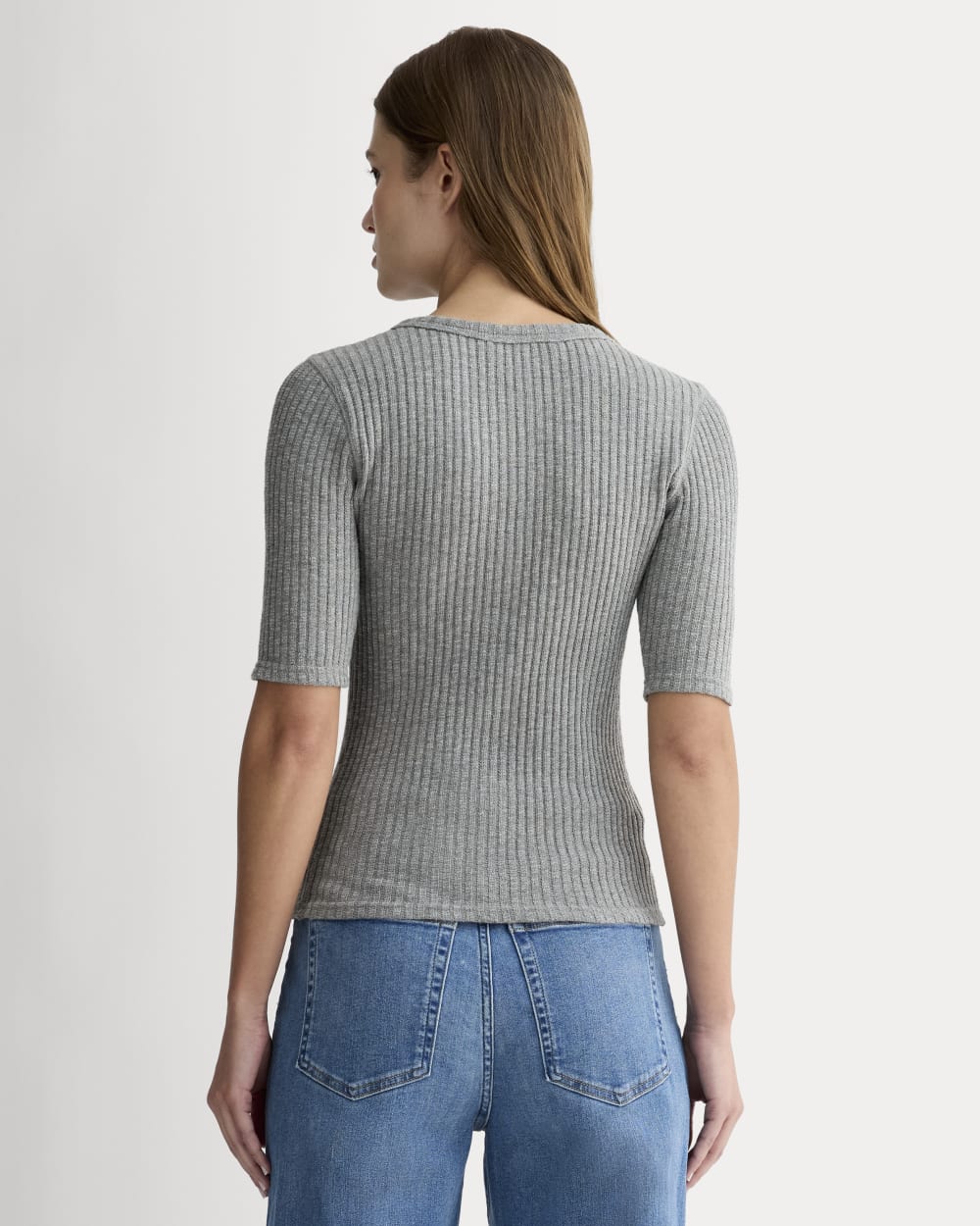 womens-rib-knit-short-sleeve-henley-mid-heather-grey