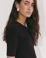 womens-cotton-blend-ribbed-sweater-dress-black