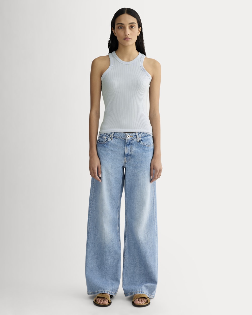 womens-shimmy-cutaway-tank-airblue