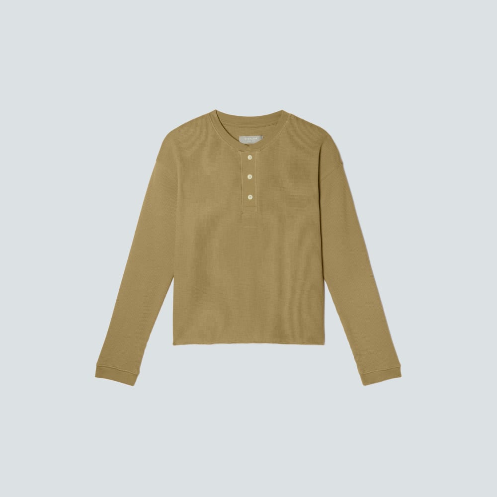 womens-organic-ctn-waffle-henley-fennel-seed | alt