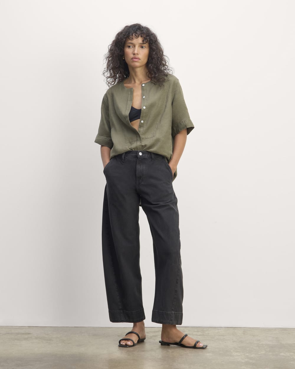 womens-linen-ss-bib-shirt-kalamata | alt