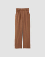 womens-linen-easy-pant-carob-brown | alt