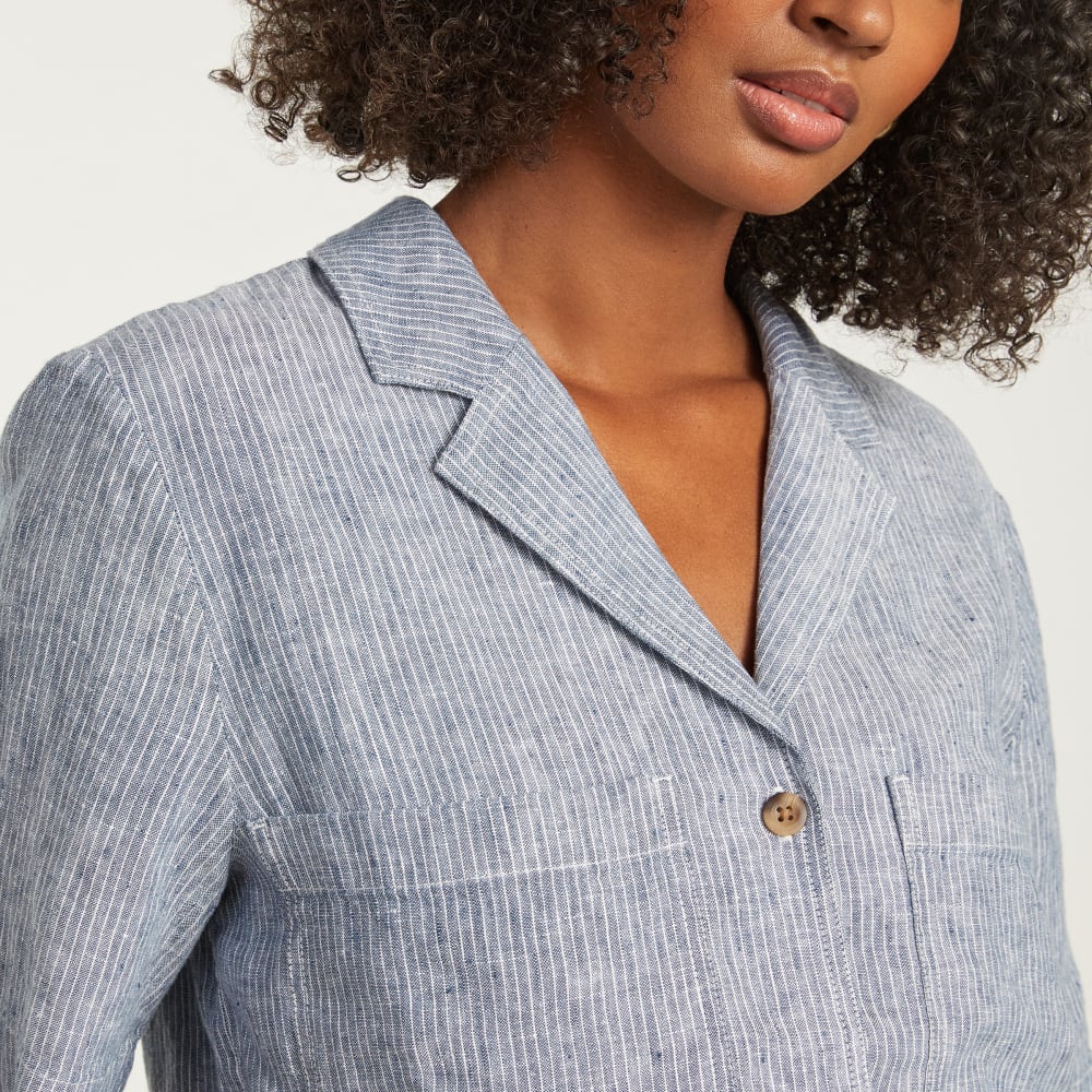 womens-linen-workwear-shirt-blue-pinstripe
