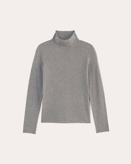 womens-funnel-neck-cotton-cashmere-heather-charcoal | alt
