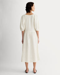 womens-linen-oversized-puff-sleeve-dress-bone