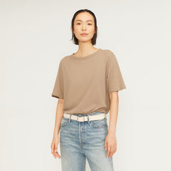 womens-air-oversized-crew-tee-clay | primary