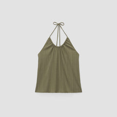 womens-rib-soft-knit-halter-top-kalamata | alt
