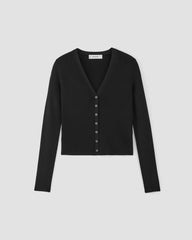 womens-viscose-knit-cardigan-black | alt