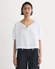 womens-gauze-button-up-white | primary