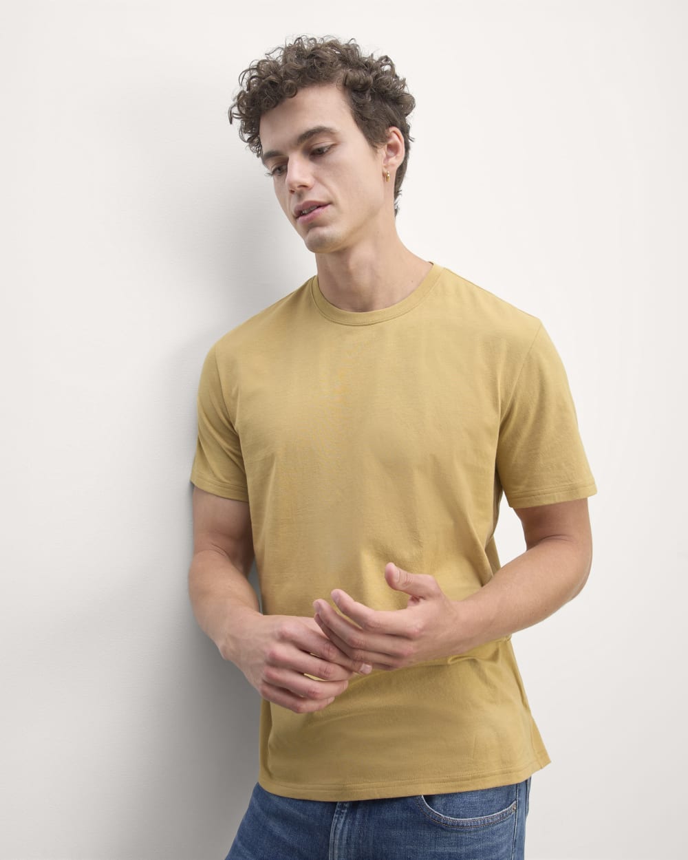 mens-essential-organic-crew-uniform-golden-oak | primary