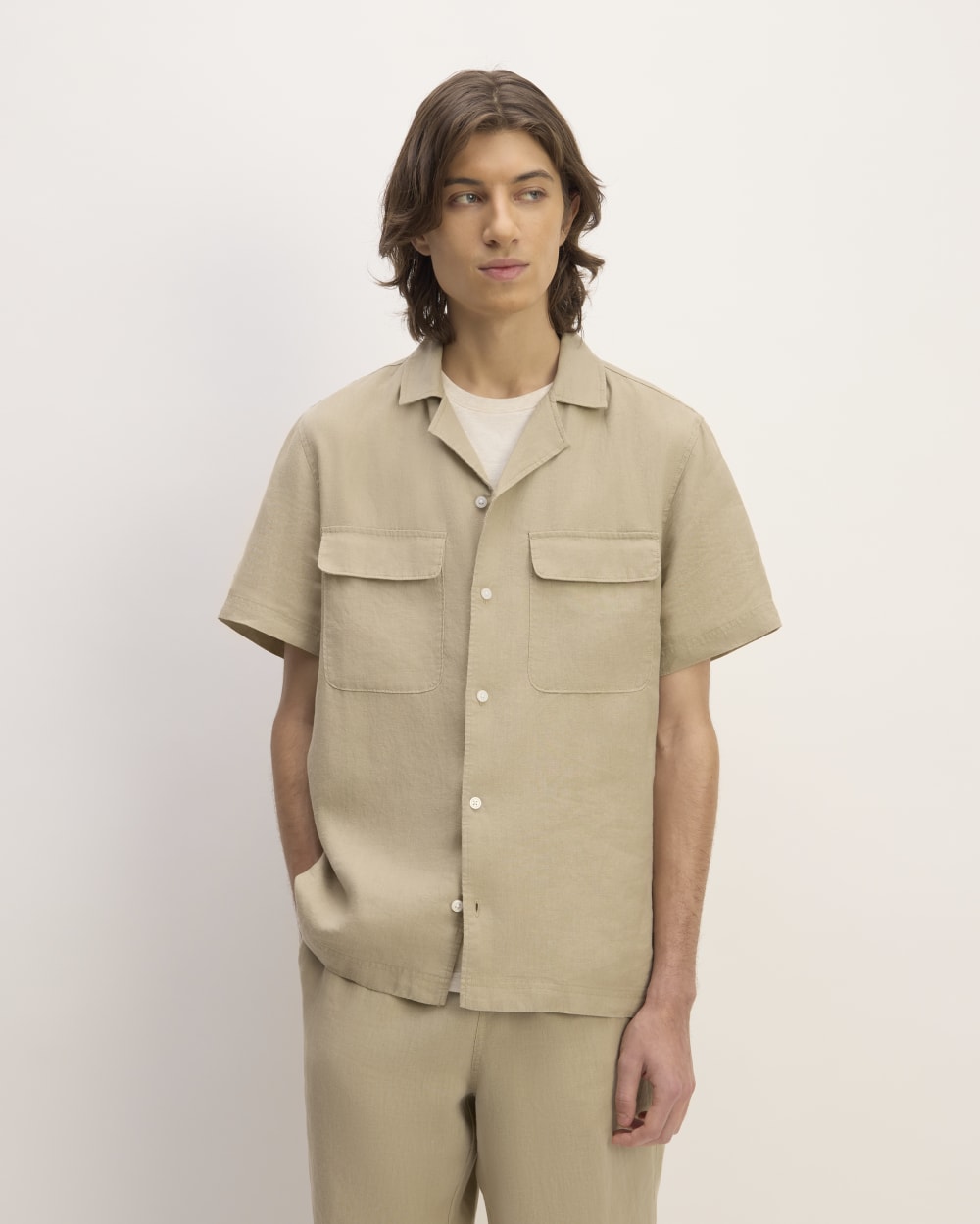 mens-linen-ss-camp-shirt-trench-coat-khaki | primary
