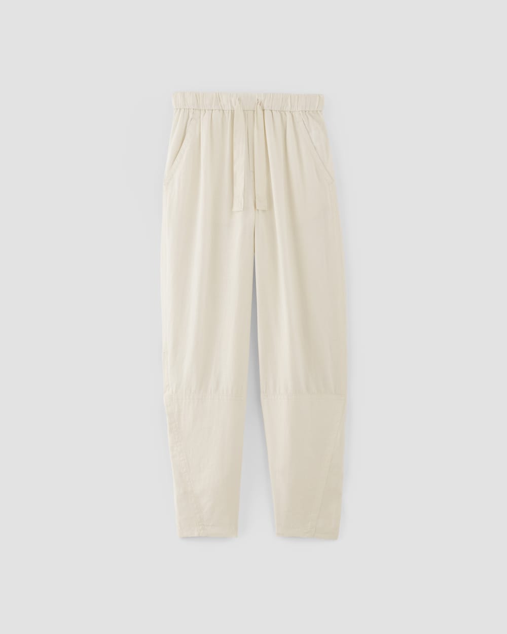 womens-linen-pull-on-barrel-pant-bone | alt