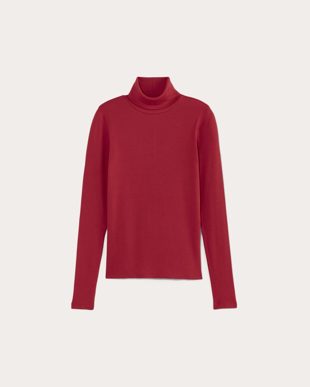 womens-supima-rib-turtleneck-berry-red | alt