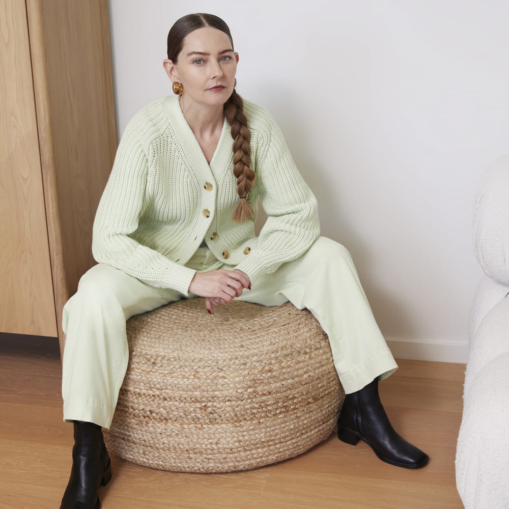 womens-texture-cotton-cardigan-seafoam-green