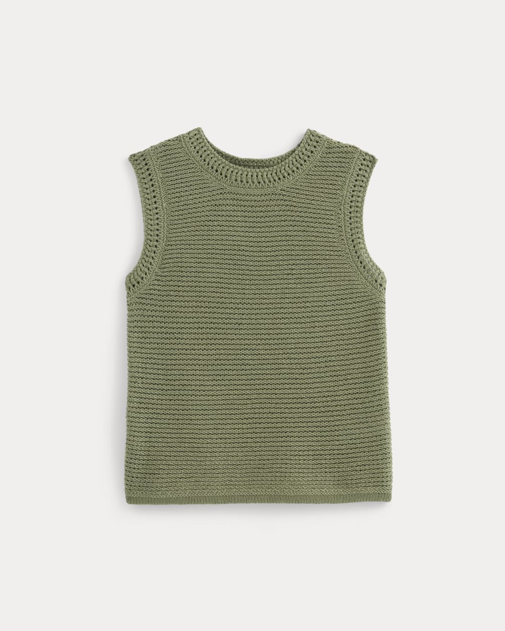 womens-organic-cotton-open-stitch-tank-sagebrush | alt