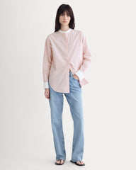 womens-oversized-shirt-cotton-pink-white-stripe
