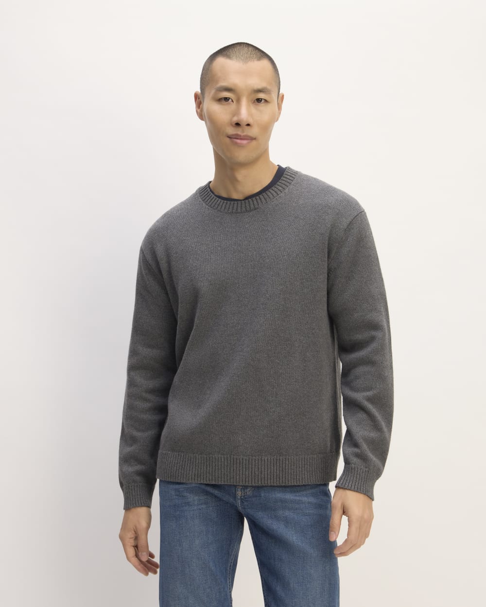 mens-heritage-cotton-crew-heathered-charcoal | primary