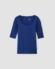 womens-supima-micro-rib-scoop-neck-bellwether-blue | alt