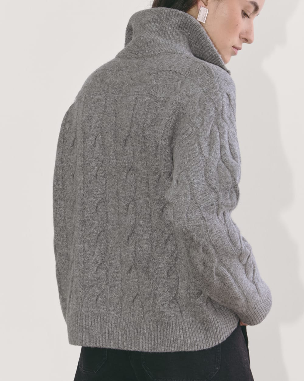 womens-felted-merino-cable-half-zip-heathered-mid-grey