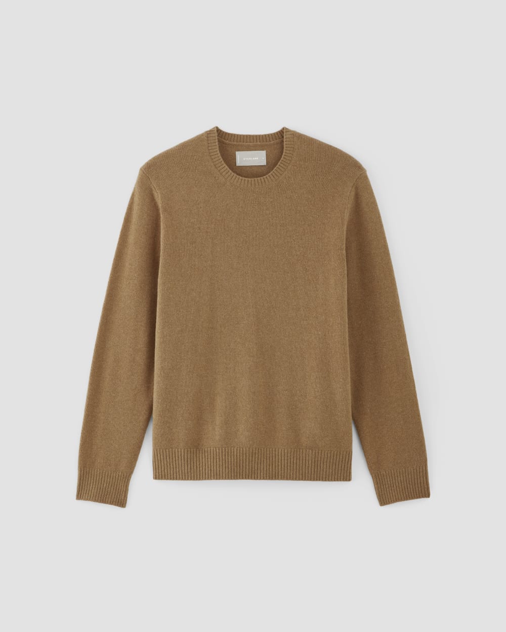 mens-felted-merino-crew-neck-sweater-deep-camel | alt