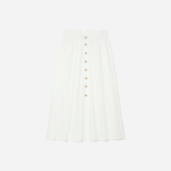 womens-easy-button-front-skirt-white | alt